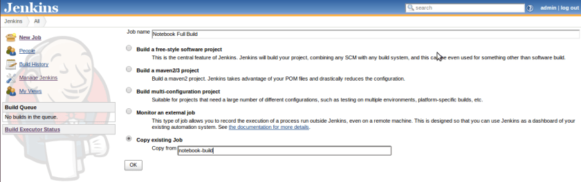 Notebook Full Build Job